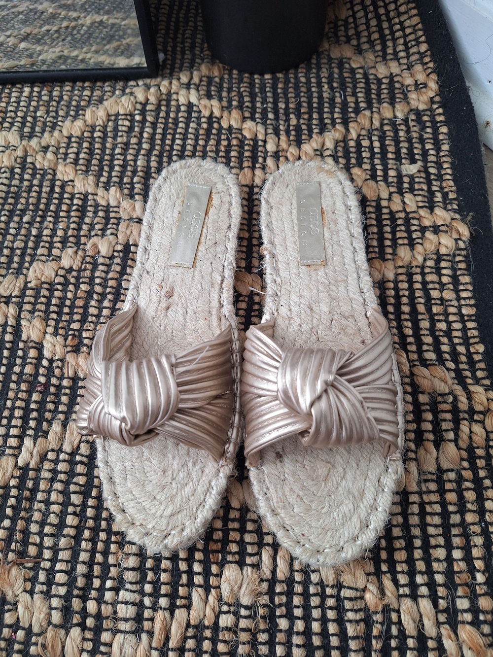 ASOS Tan Espadrille Wedge Sandals